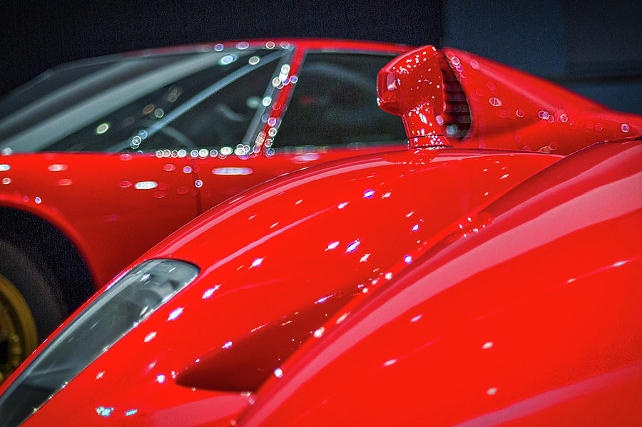 Ferraris at the Auto Show Photograph by Stuart Litoff