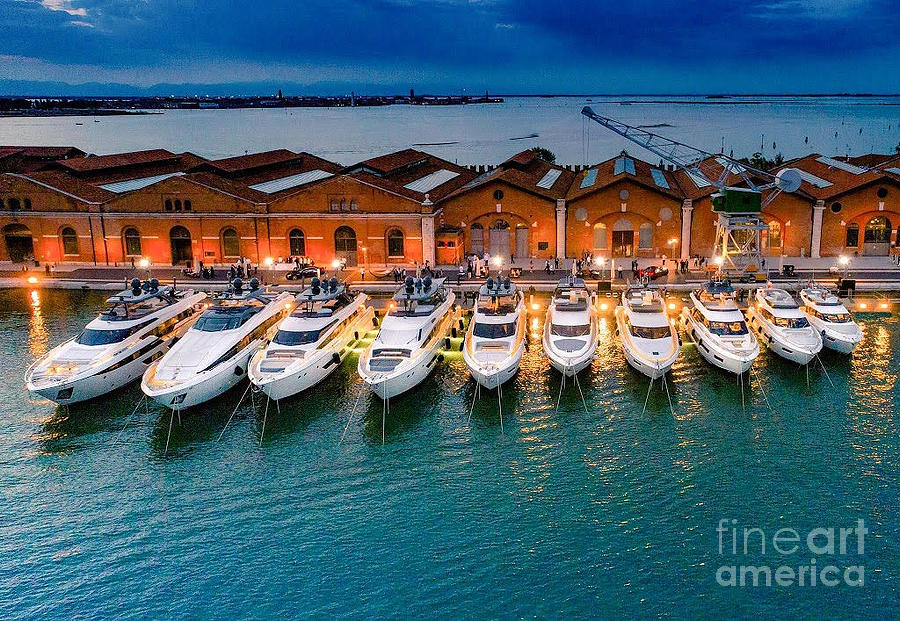 Ferretti Yachts  Photograph by EliteBrands Co