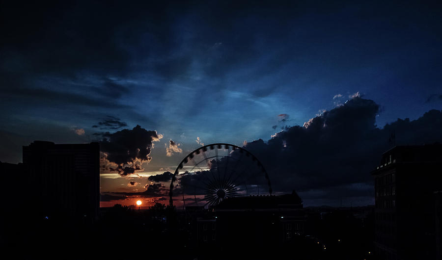 Ferris Sunset Photograph by Mike Dunn