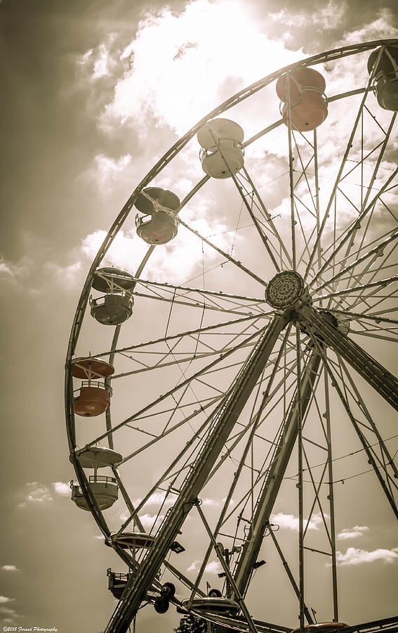 Ferris Wheel 2  Photograph by Debra Forand