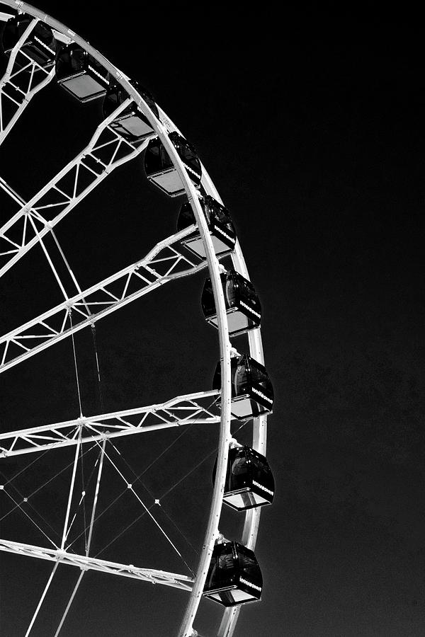 Ferris Wheel at Navy Pier, Chicago No. 1-2 Photograph by Sandy Taylor
