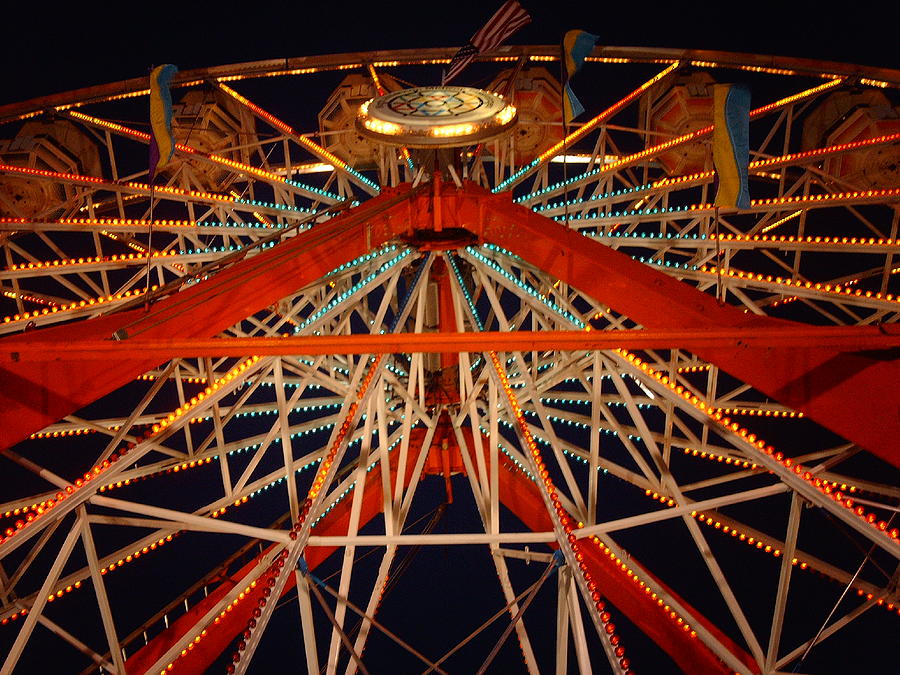 Ferris Wheel at Night Photograph by Paul Lachapelle - Fine Art America