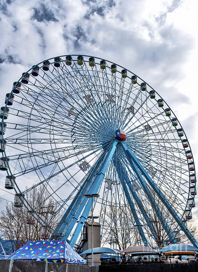 Dallas Photograph - Ferris Wheel at Texas State Fair by Bee Creek Photography - Tod and Cynthia
