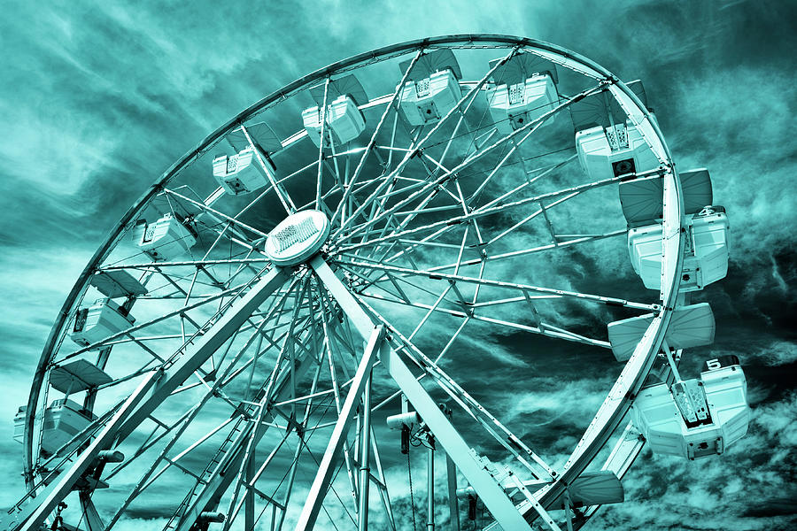 Ferris Wheel Blues Photograph by Luke Moore