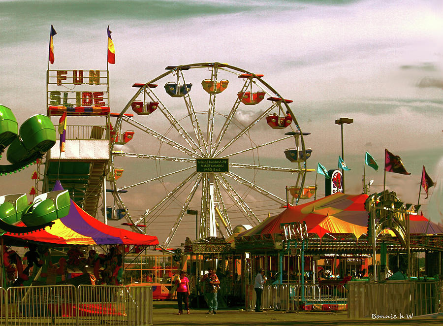 Ferris Wheel Photograph by Bonnie Willis