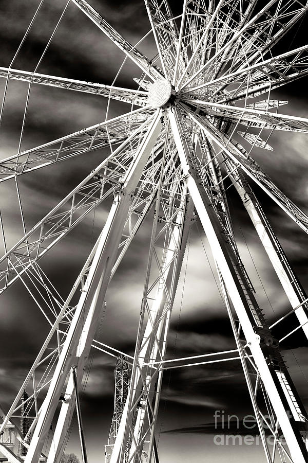 Paris Ferris Wheel Dreams Photograph by John Rizzuto