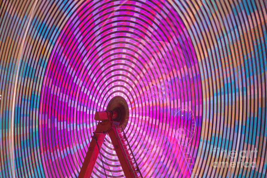 Ferris Wheel I Photograph by Clarence Holmes