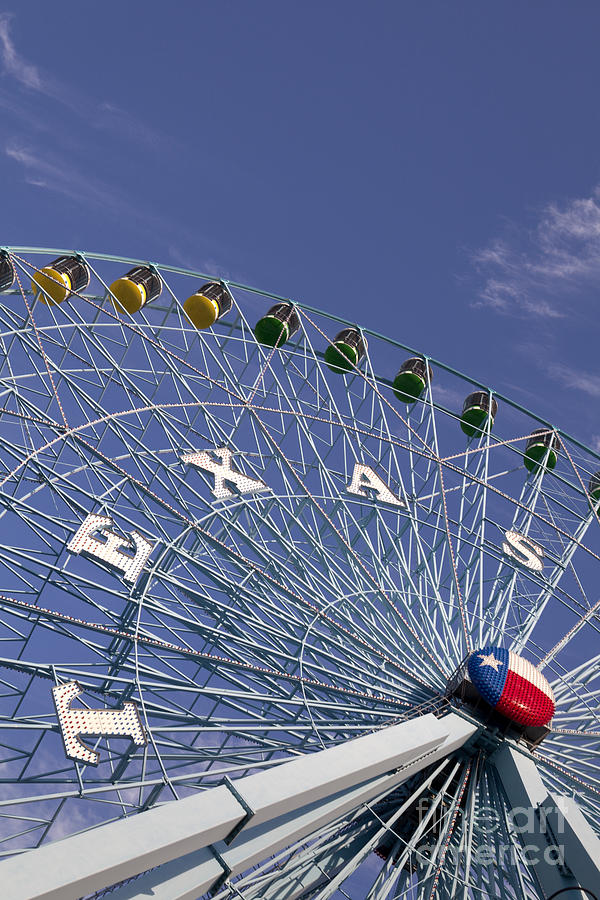Ferris Wheel in Dallas Texas Photograph by Anthony Totah