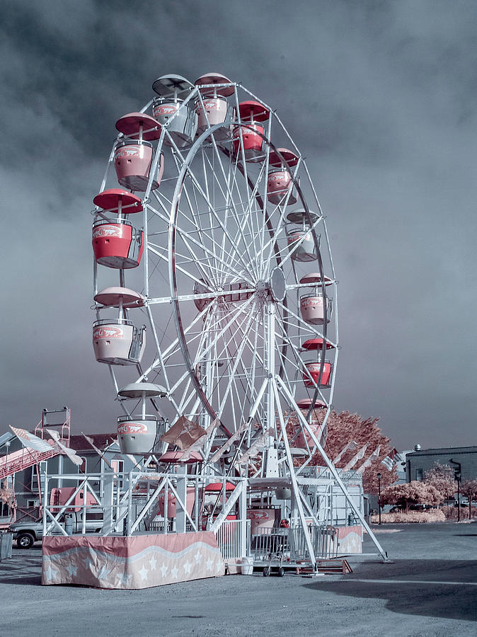 Ferris Wheel in Morning Photograph by Greg Nyquist