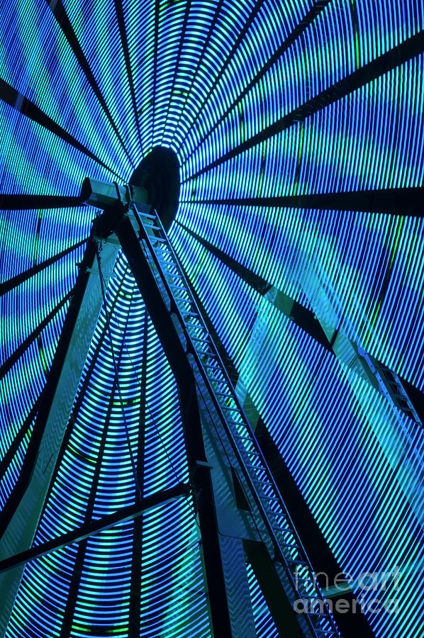 Ferris Wheel in Motion  Photograph by Jim Corwin