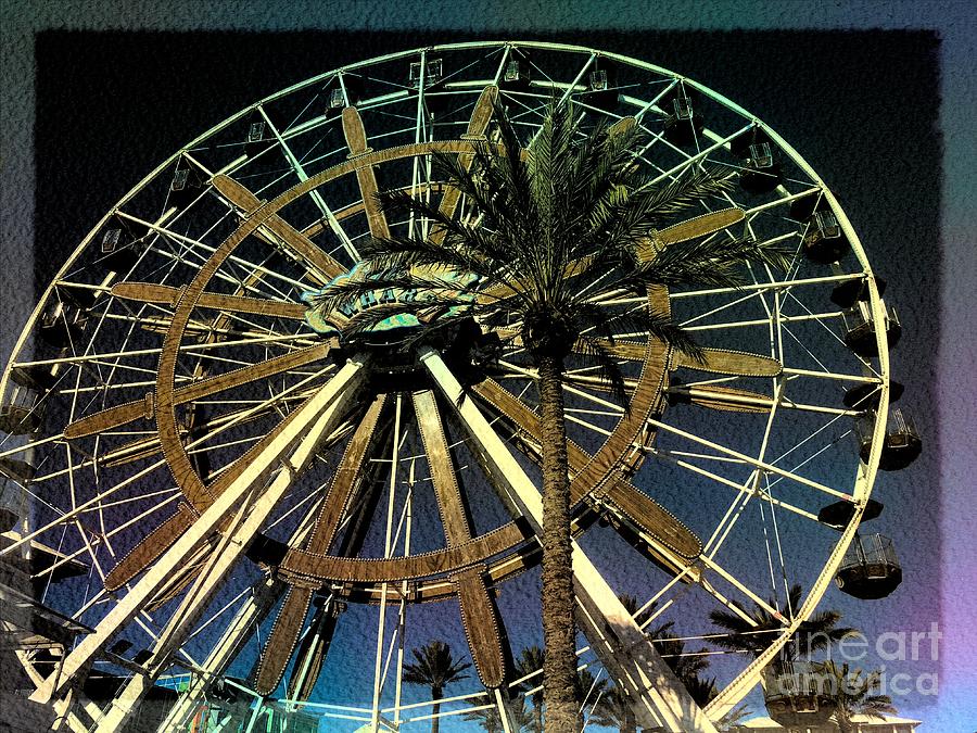 Ferris Wheel in Orange Beach Photograph by Luther Fine Art