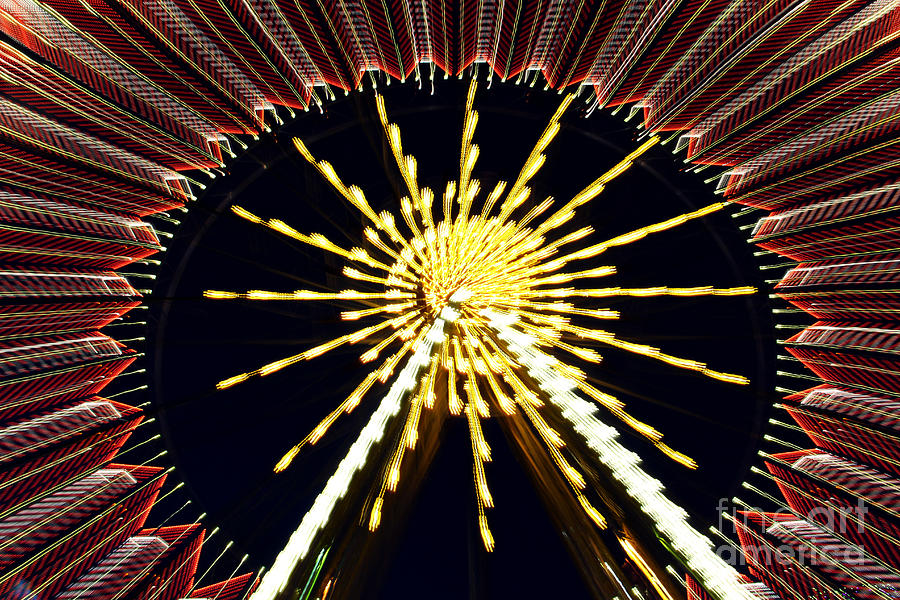 Abstract Photograph - Ferris Wheel by Iryna Liveoak
