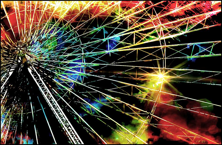 Ferris Wheel, Grand Roue Photograph by Jean Francois Gil