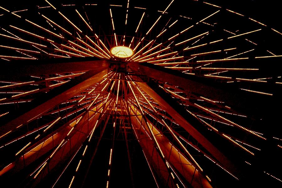 Chicago Photograph - Ferris Wheel by Jennifer Englehardt