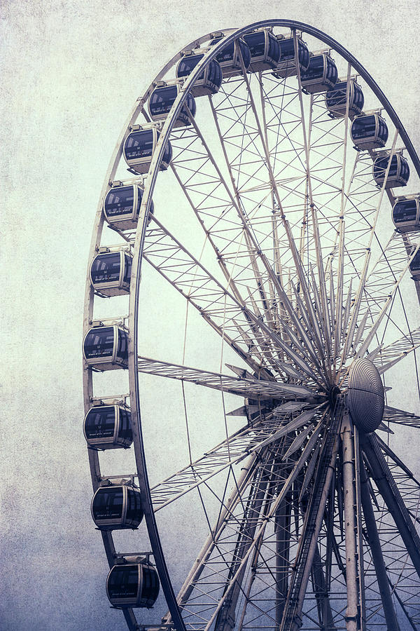 Vintage Photograph - Ferris Wheel by Joana Kruse
