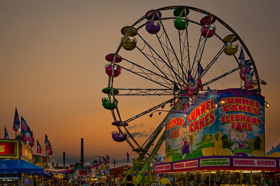 Ferris Wheel - MN State Fair Photograph by Jay Rasmussen