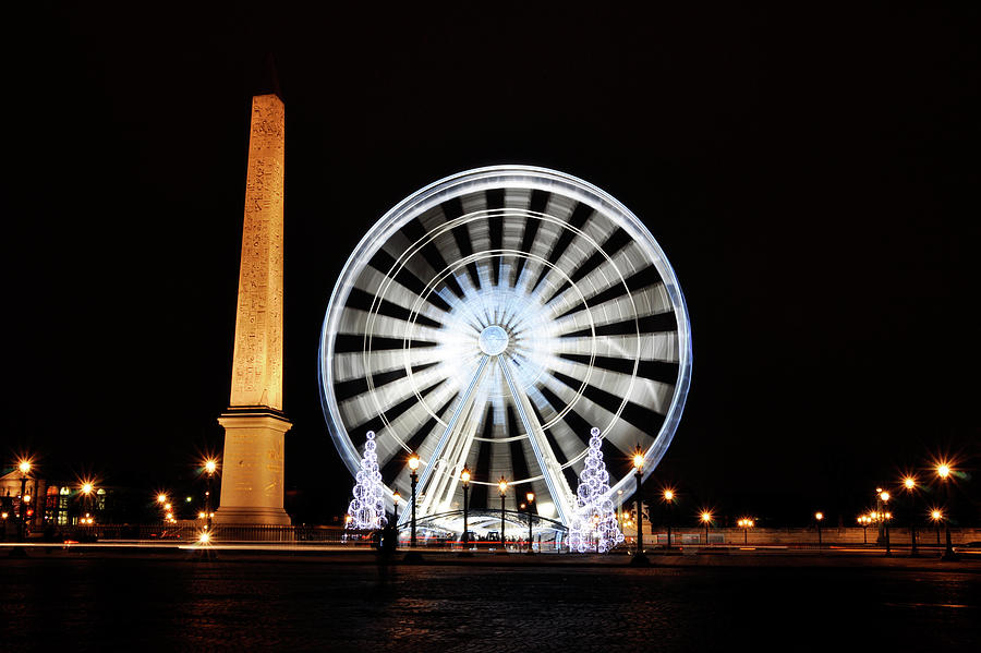 Ferris wheel on Concorde Square, Paris Photograph by Dutourdumonde Photography