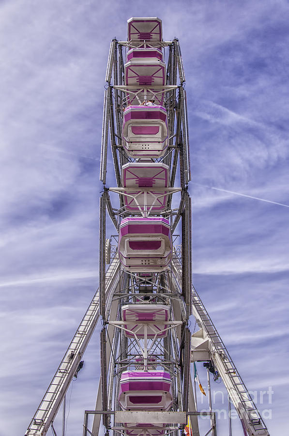Ferris Wheel Symmetry Photograph by Antony McAulay