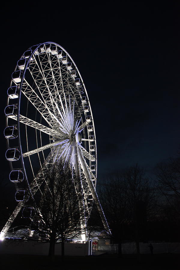 London Photograph - Ferris Wheel by Yvonne Ayoub