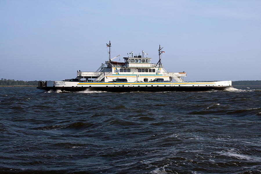 Ferry Boat Underway Photograph by Sally Weigand