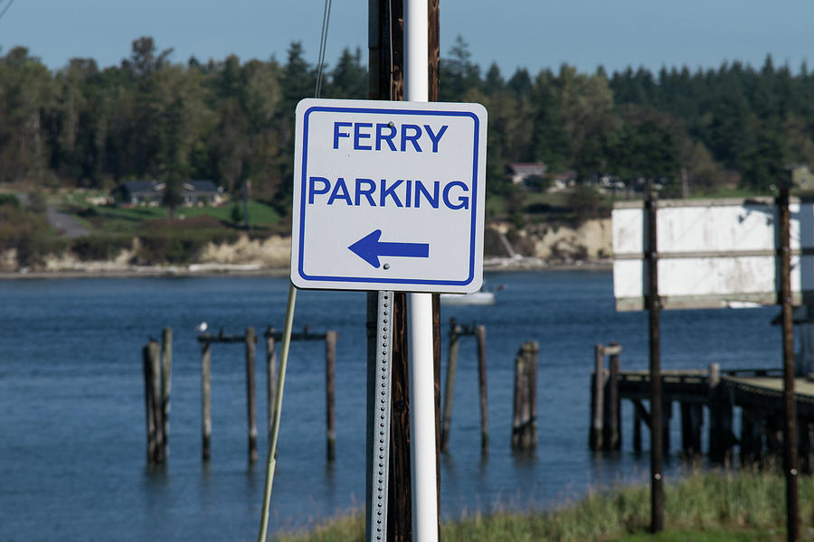 Ferry Parking Photograph by Tom Cochran