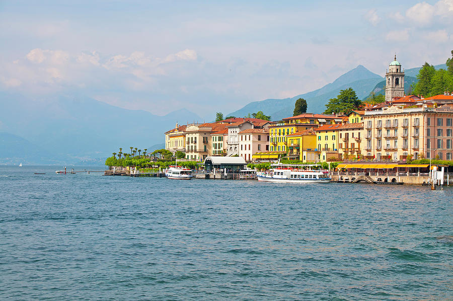 Ferry to Bellagio - Lake Como, Bellagio, Italy Photograph by Denise Strahm