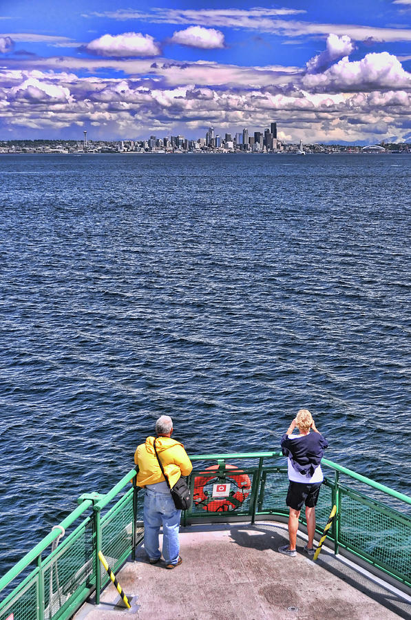 Ferry to Seattle Photograph by Allen Beatty