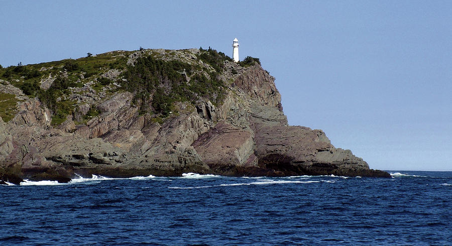 Ferryland Lighthouse in New Foundland Canada Photograph by William Bitman