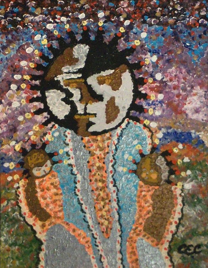 Fertility Goddess Painting by Carolyn Cable