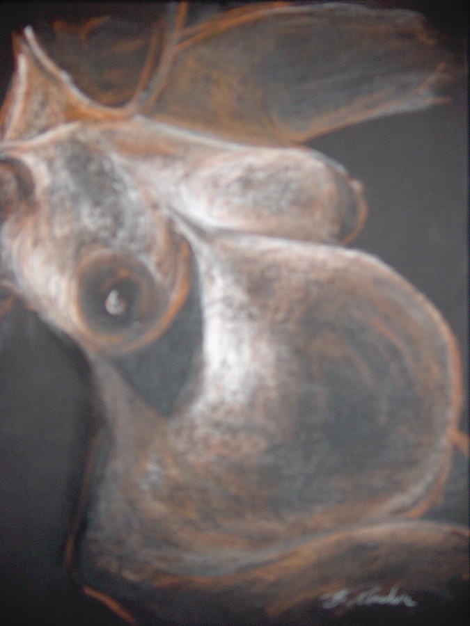 Fertility Goddess I Drawing by Bonnie Peacher