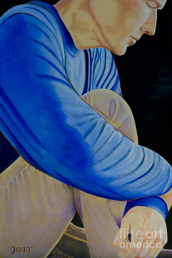 Portrait Painting - Fervent Prayer by Christine Belt
