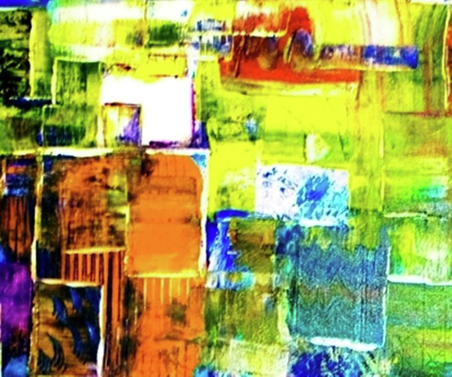 Abstract Painting - Festa by Piety Dsilva