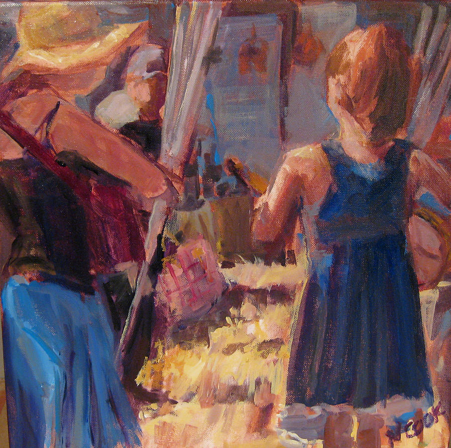 Festival Duo Painting by Nanci Cook - Fine Art America