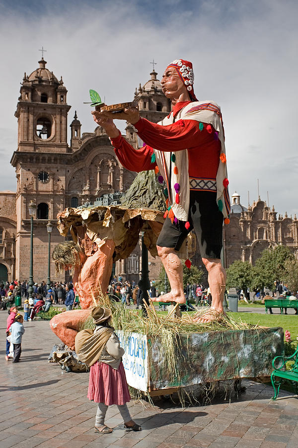 Festival in Cusco Photograph by Aivar Mikko