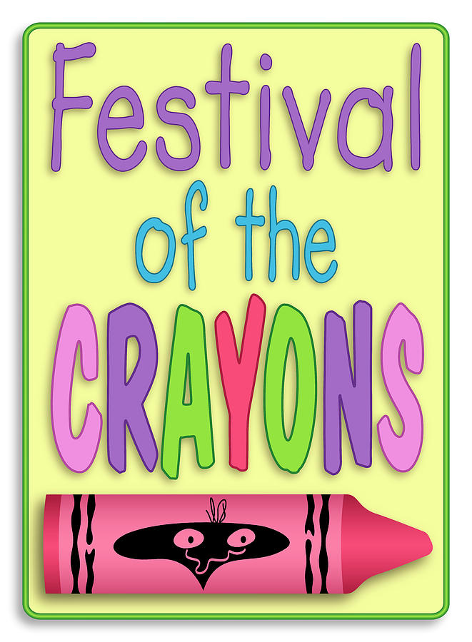 Festival Of The Crayons Sign Digital Art by Becky Titus