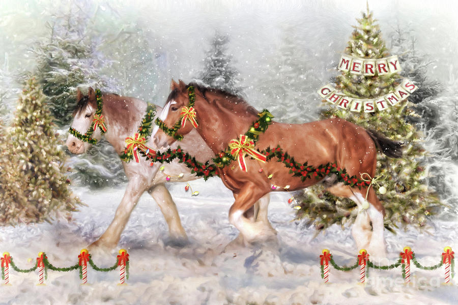 Christmas Digital Art - Festive Fun by Trudi Simmonds