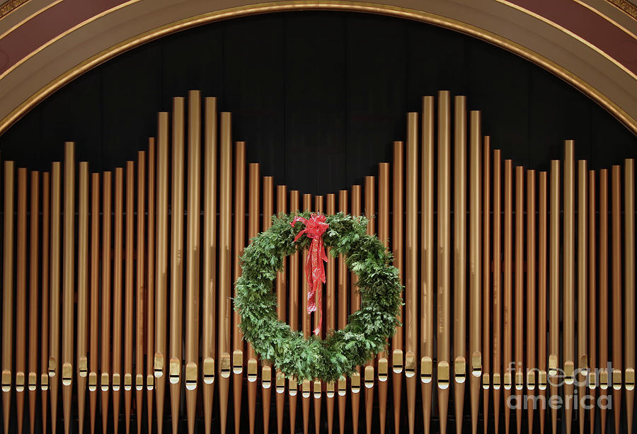 Festive Organ Pipes Photograph