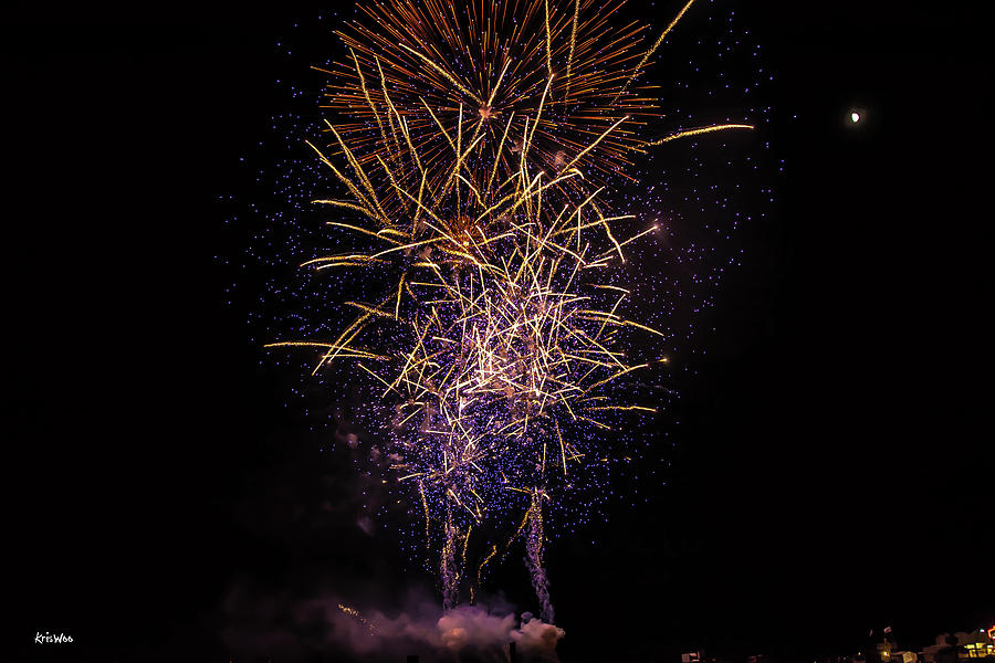 Fireworks Photograph - Feu de la St Pierre by Kris Woo