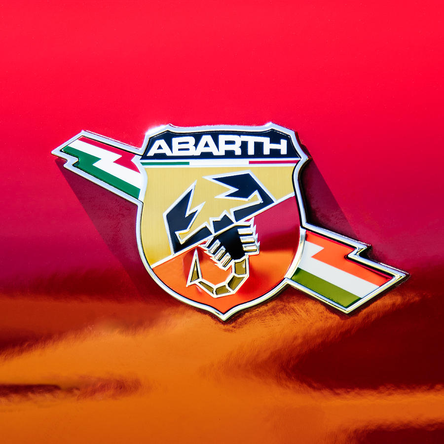 Fiat Abarth Emblem Ck1611c2 Photograph By Jill Reger