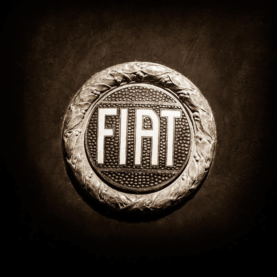 Fiat Emblem -1621s Photograph by Jill Reger