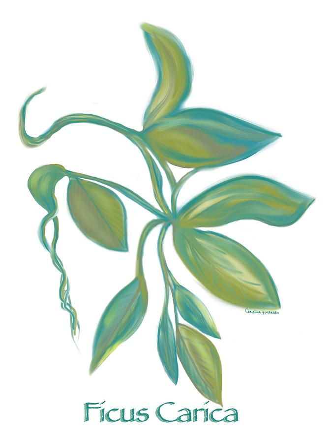 Ficus Carica Painting by Christine Fournier