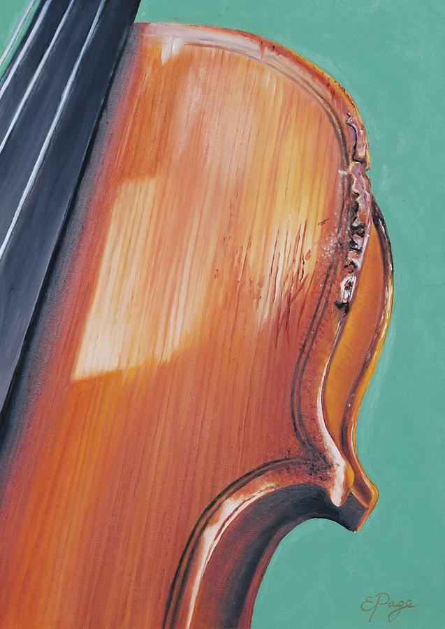Fiddle Painting - Fiddle II by Emily Page