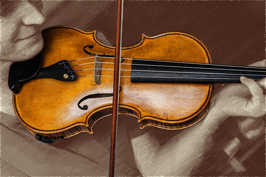 Music Digital Art - Fiddler on the Hoof by John Haldane