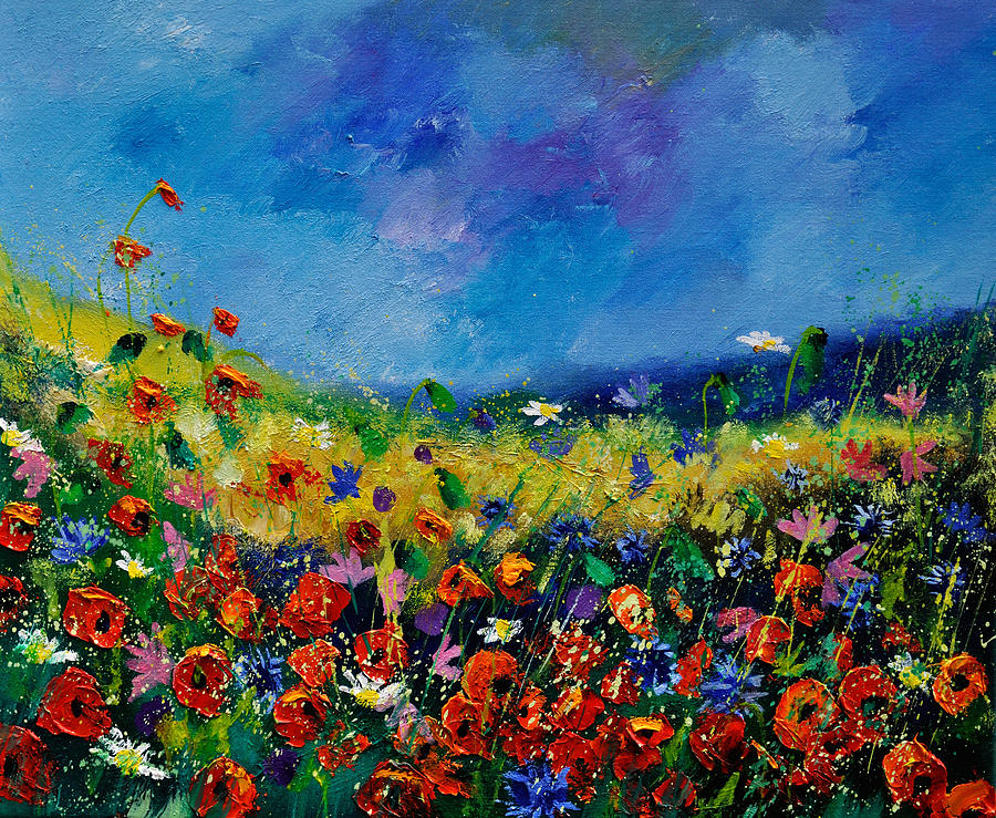 Flower Painting - Field Flowers 561190 by Pol Ledent