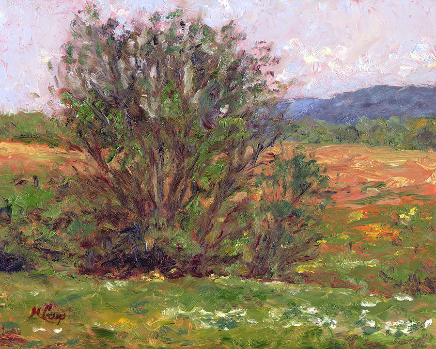 Field in Spring Painting by Michael Camp