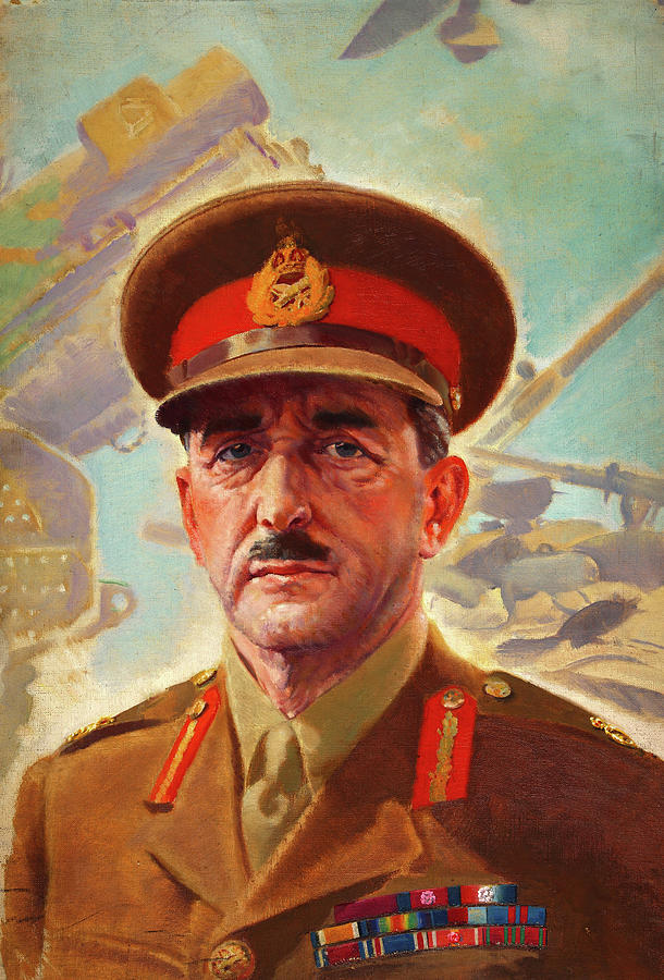 Field Marshall Lord Alan Brooke Painting by Mountain Dreams