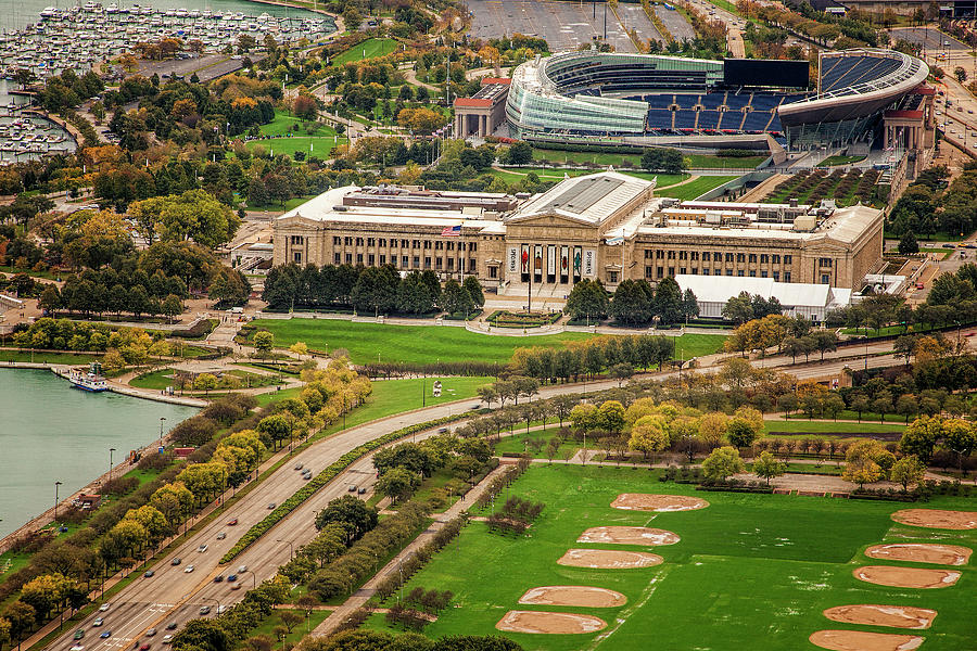 Field Museum And Soldier Field Photograph