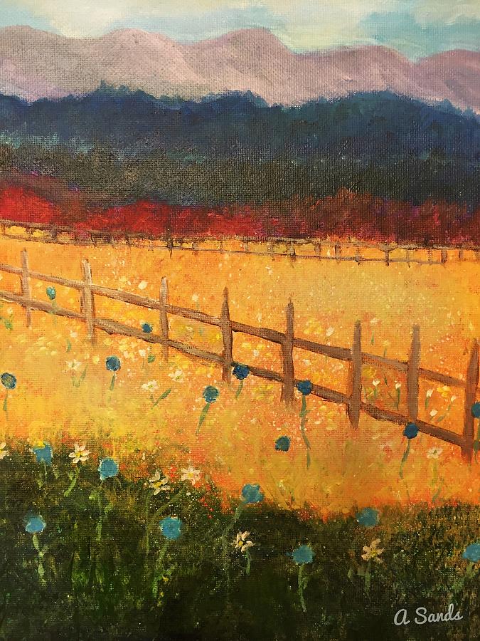 Field Of Beauty Painting by Anne Sands