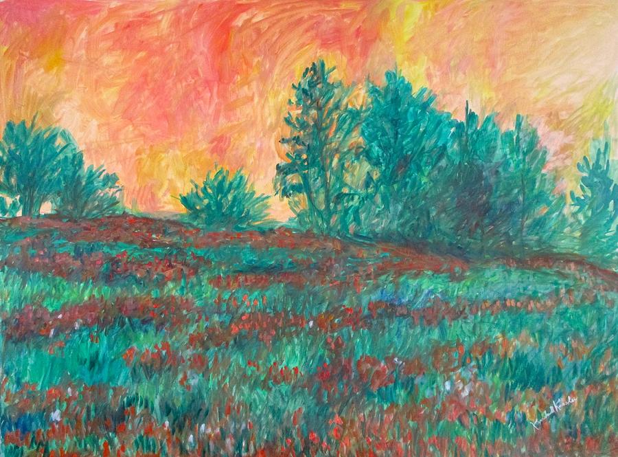 Field of Beauty Stage One Painting by Kendall Kessler