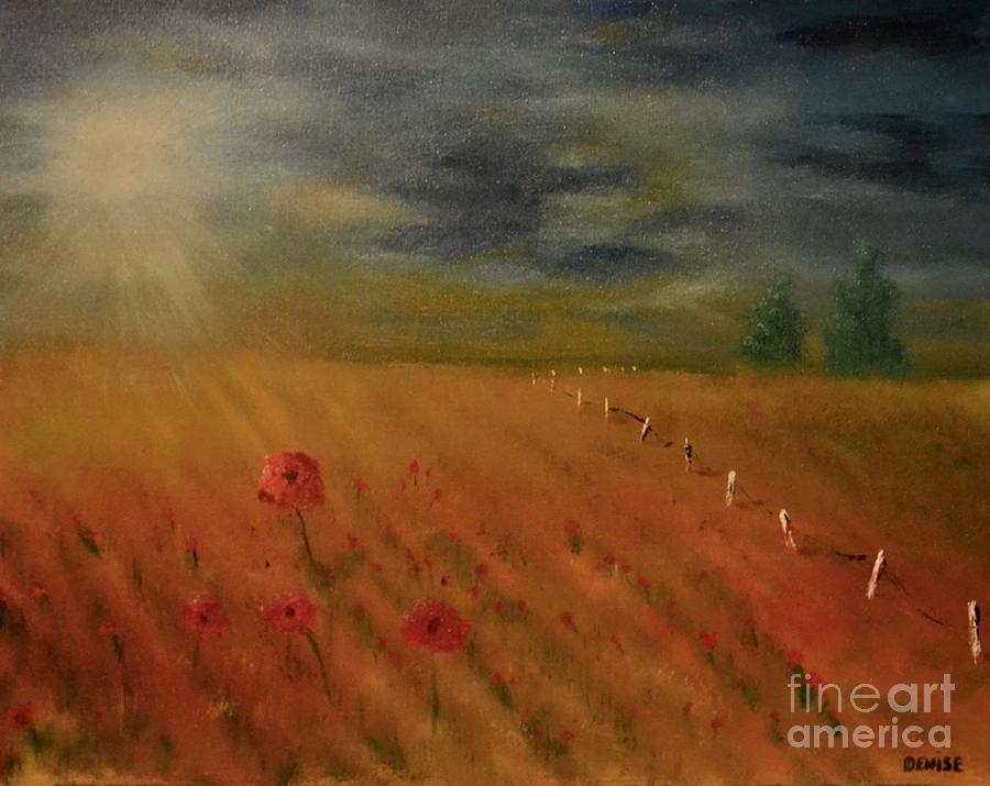 Field Of Dreams Painting by Denise Tomasura